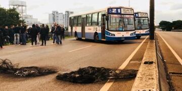 Paro de colectiveros