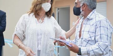 La ex diputada nacional asistió hace dos semanas a una entrega de viviendas en San Javier\u002E (@MISPHsf)