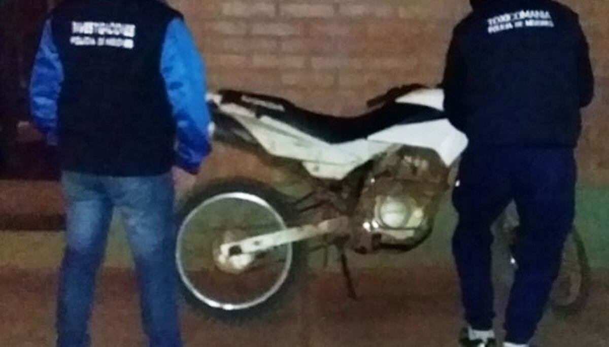 Compró una moto robada por diez mil pesos y una vaca