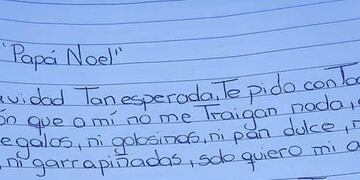 Carta Papá Noel