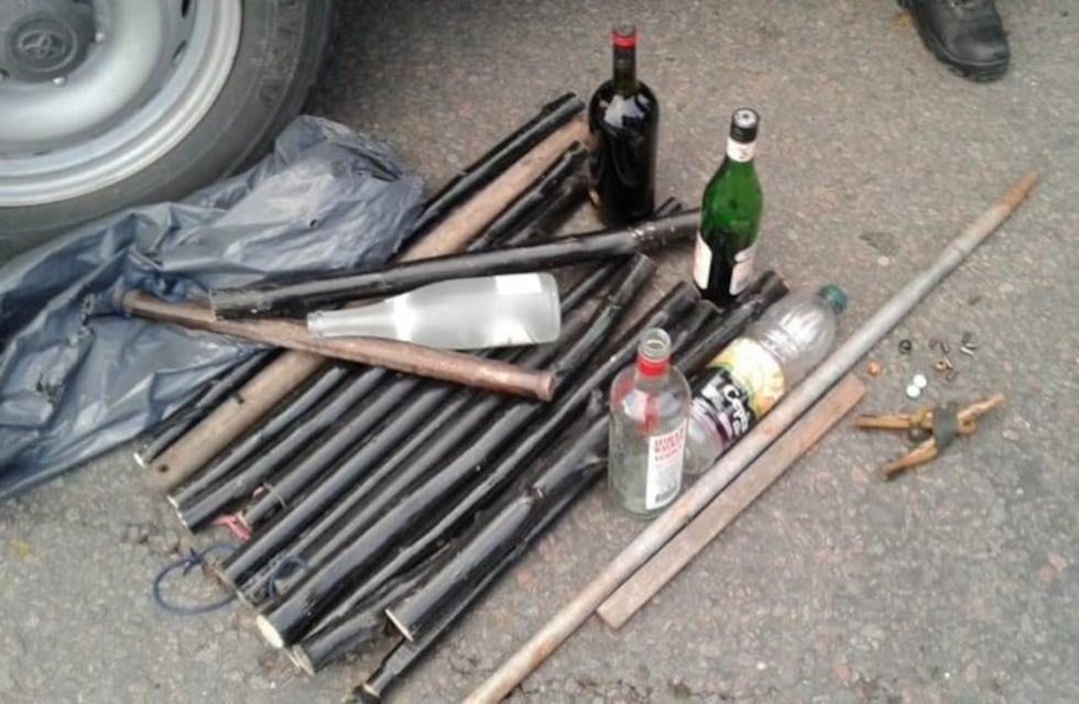 Detuvieron a manifestantes de la Marcha Federal con proyectiles y drogas