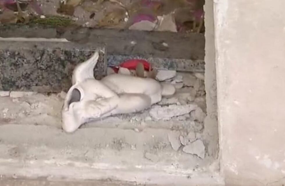 Robaron un ataúd del Cementerio La Piedad junto con el cuerpo y el mármol