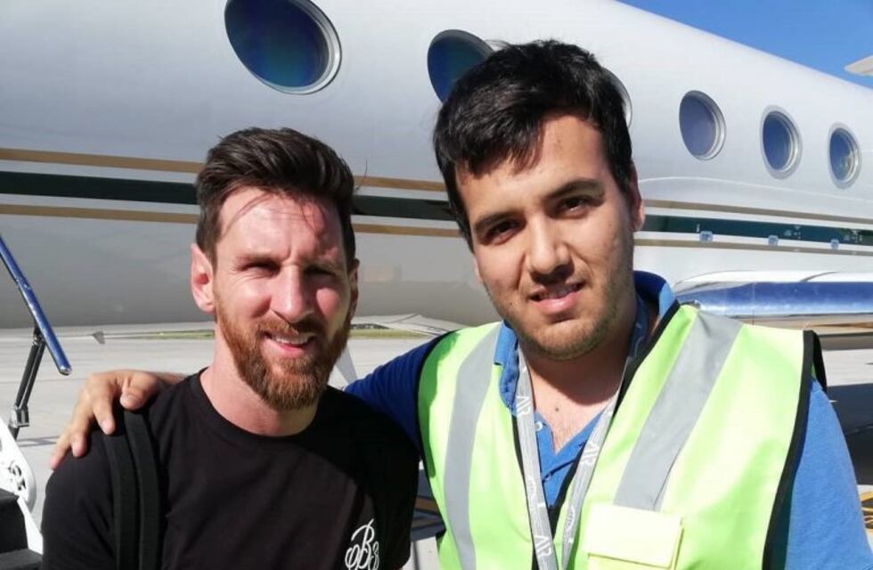 Messi llegó a Rosario para pasar las fiestas de fin de año en familia
