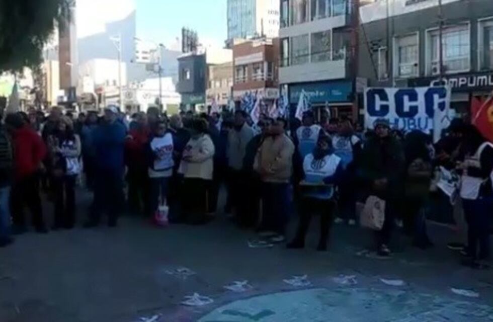 Movilización y olla popular durante el paro