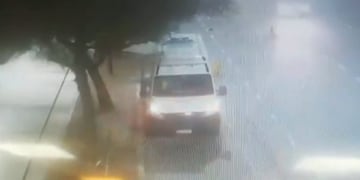 El video del momento del impacto (Web)