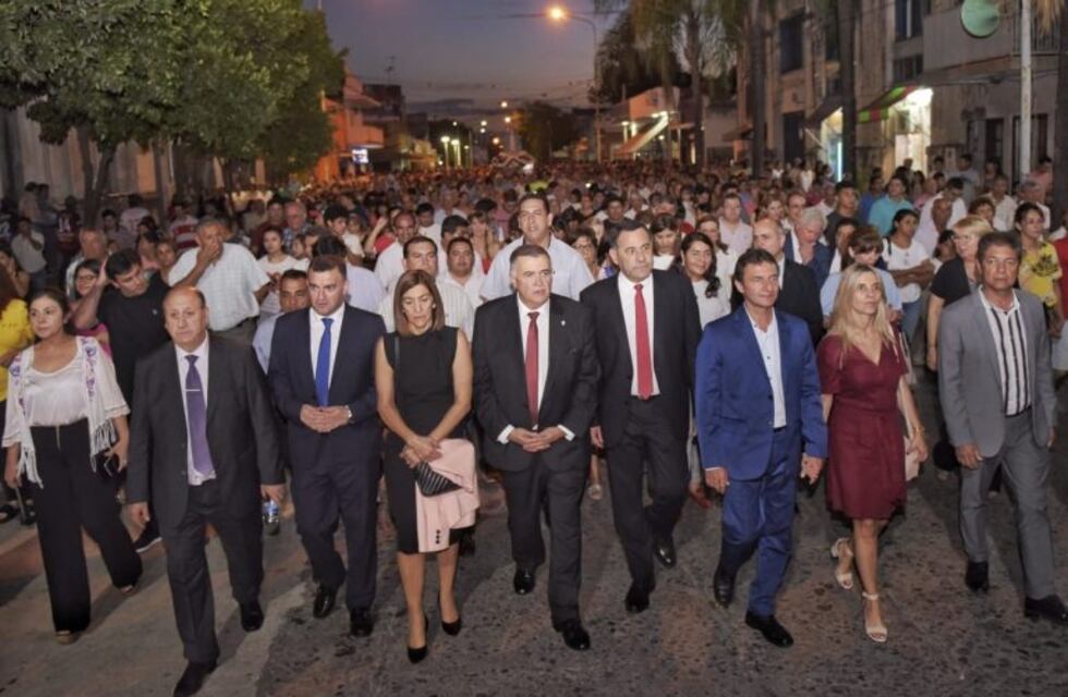 Osvaldo Jaldo asistió a la Misa y Procesión en honor a la Virgen Inmaculada Concepción