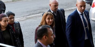DYN24, BUENOS AIRES, 31/08/2017,  LA PROCURADORA GENERAL DE LA NACIÓN, ALEJANDRA GILS CARBÓ, RESPONSABILIZÓ HOY ANTE LA JUSTICIA FEDERAL A UN EX SUBDIRECTOR Y A SU MEDIO HERMANO POR EL SUPUESTO COBRO DE UNA PRESUNTA COIMA DE 7,7 MILLONES DE PESOS EN LA COMPRA DE UN EDIFICIO PARA EL MINISTERIO PÚBLICO, EN 2013\u002E FOTO:DYN\u002E ciudad de buenos aires alejandra gils carbo declaracion en tribunales de comodoro py de la procuradora general de la nacion investigacion compra irregular edificio oficinas calle peron al 600