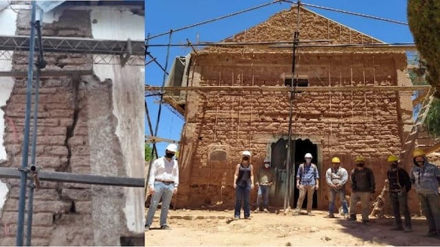 Avanza la restauración de la iglesia de Uquía