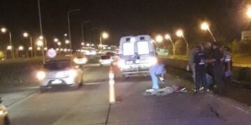 Chocaron a un ciclista en la Ruta 16 y murió\u002E (Web)\u002E