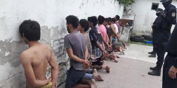Diez personas fueron detenidas en La Banda\u002E