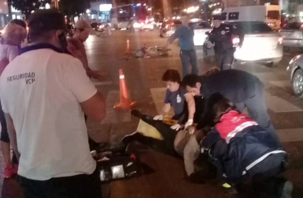 Un joven resultó herido en un accidente de tránsito en Carlos Paz