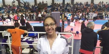 Valentina Pecchio en los Binacionales