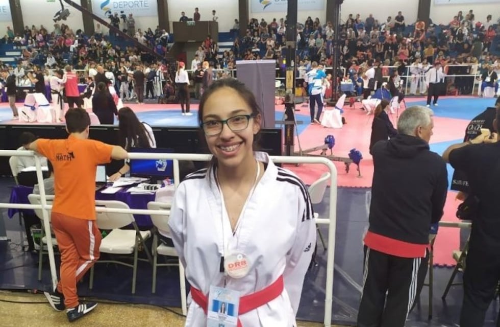 Valentina Pecchio nuevamente representará a Córdoba en los Juegos Binacionales.
