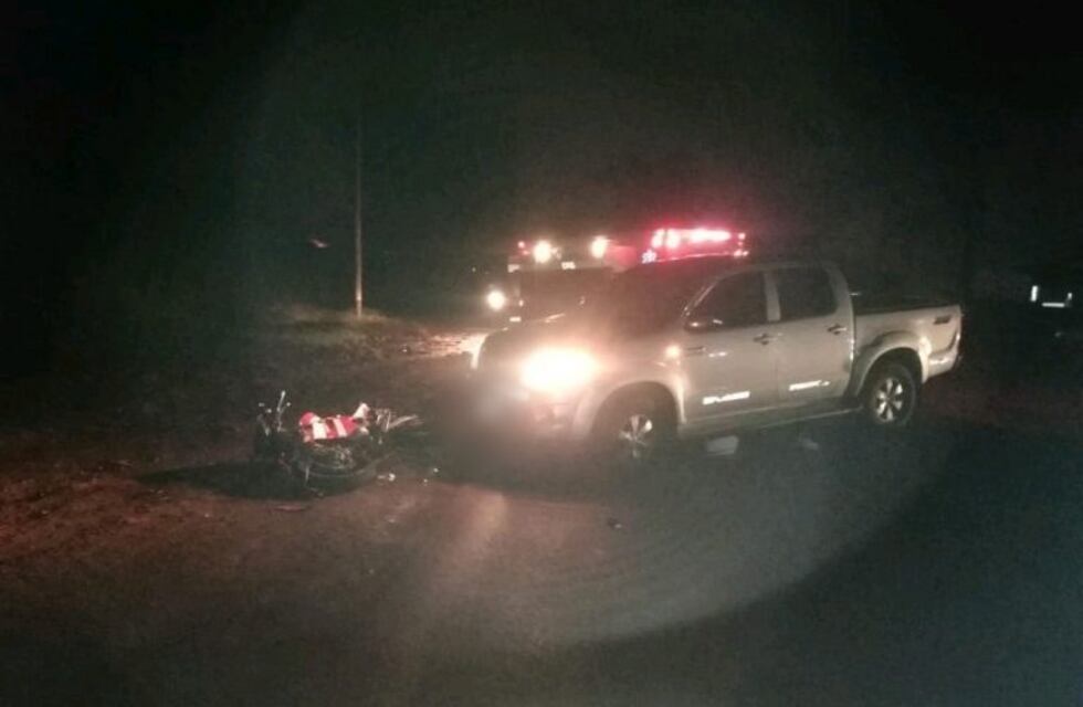 Un motociclista terminó herido tras un choque en Oberá