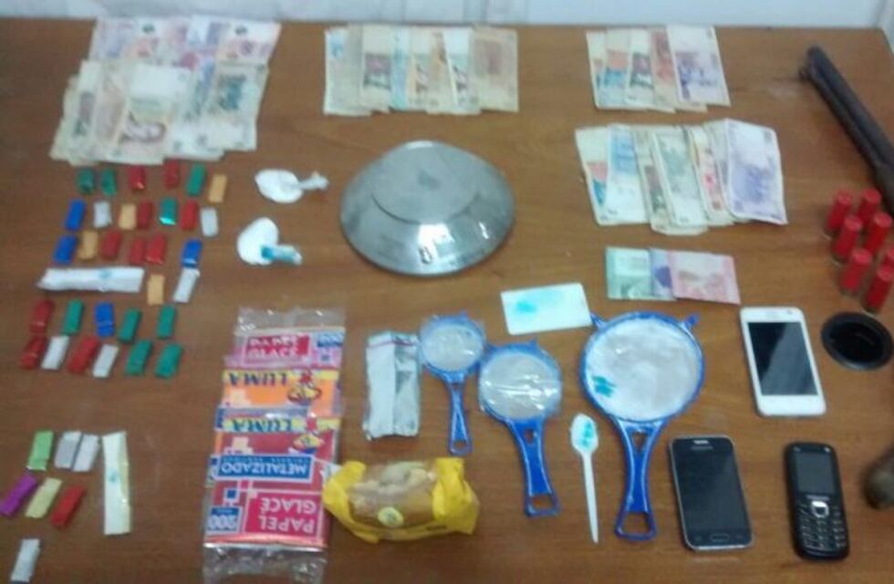 Desbaratan un kiosco de droga en Las Heras