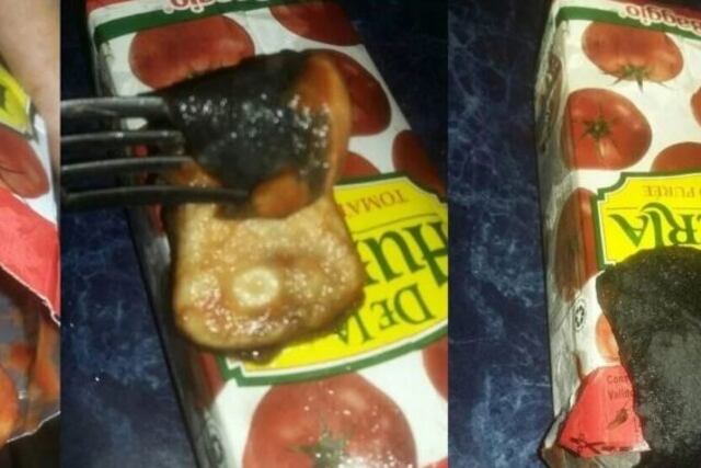 Una mujer halló “un pedazo de rata” dentro de una caja de puré de tomates\u002E (Web)