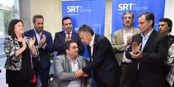 Cornejo y Triaca inauguraron la comisión técnica de la SRT en Mendoza