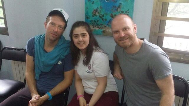 Dominique con los Coldplay, este miércoles\u002E