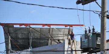 Los destrozos que dejó la tormenta\u002E