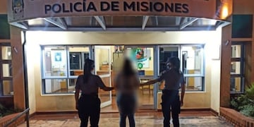 La mujer fue apresada y puesta a disposición de la justicia\u002E