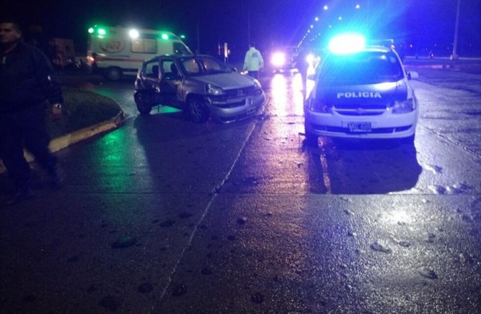 Un accidente en la avenida Perón dejó cuatro heridos