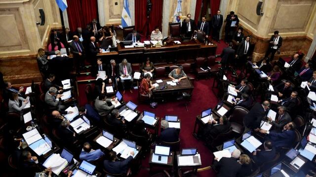 Primera sesión ordinaria del año del Senado argentino el 21/03/2018 en Buenos Aires, Argentina\u002E Foto: Osvaldo Fanton/telam/dpa +++ dpa-fotografia +++ ciudad de buenos aires  primera sesion en la camara de senadores camara de senadores