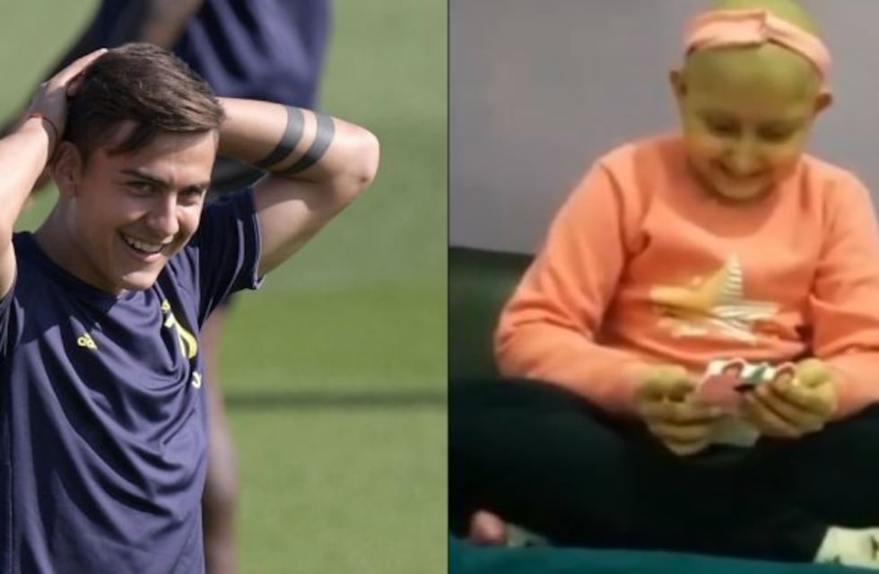 Paulo Dybala hizo feliz a niña de La Rioja que lucha contra dura enfermedad