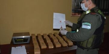 Puerto Esperanza: Gendarmería incautó 14 kilos de marihuana