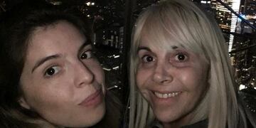 Dalma Maradona y Claudia Villafañe (Web)