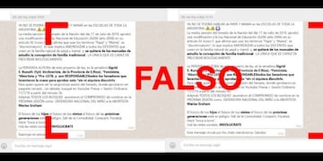 Es falso que ya no se va a poder hablar más de papá y mamá en las escuelas