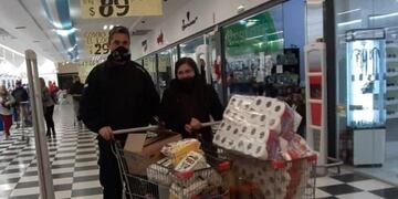 Nelly Castagno benefició a Bomberos de Arroyito con un sorteo