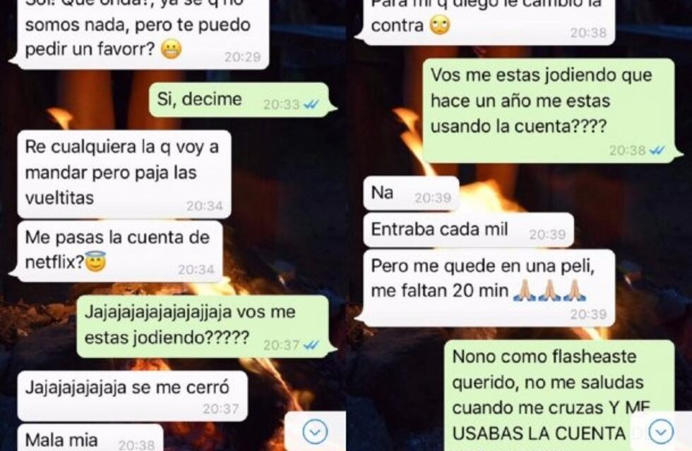 Todo por una película: Le pidió a su ex la clave de Netflix y así le respondió
