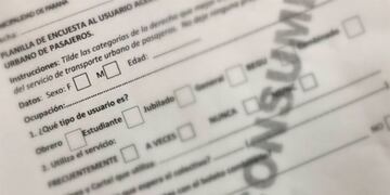 Realizan en Paraná una encuesta sobre el trasporte público urbano