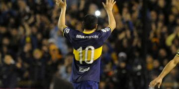 despedida del futbolista jugador rnrnDYN805, BUENOS AIRES 11/05/14, BOCA VS LANUS.FOTO.DYN/CARLOS GRECO. cancha de boca juniors juan roman riquelme campeonato torneo final 2014 futbol futbolistas partido boca juniors lanus