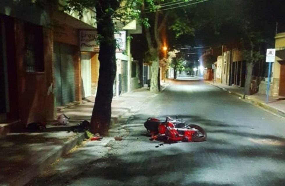 Falleció el motociclista que se accidentó el sábado en San Luis