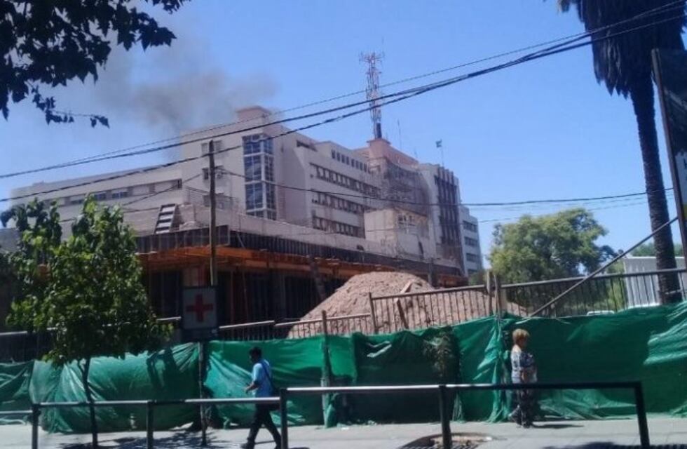 Incendio en el Hospital Central de Mendoza