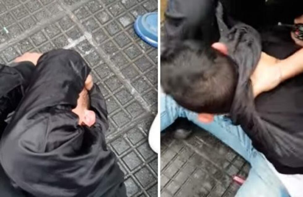 Atrapó y fimó a un ladrón que robó y atacó a una mujer en Balvanera