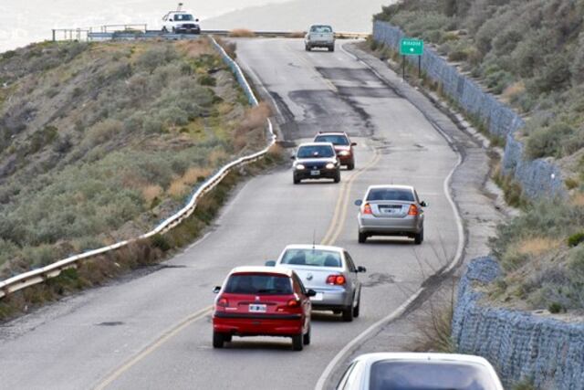 El camino une Comodoro y Rada Tilly