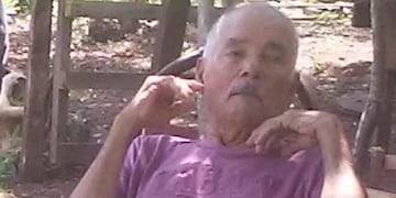Blas Brítez, de 82 años, la persona buscada en Misiones\u002E (Policía de Misiones)