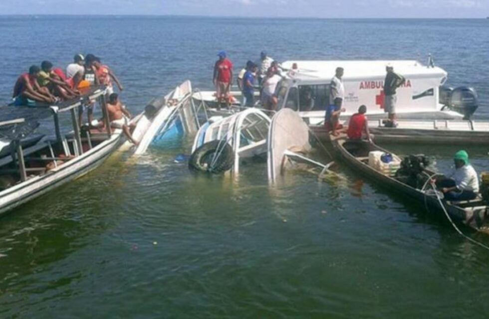 Se hundió un barco en Brasil: al menos 7 muertos y 40 desaparecidos