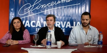 Imagen archivo\u002E El día que Vaca Narvaja había presentado su candidatura a intendente por Bariloche\u002E