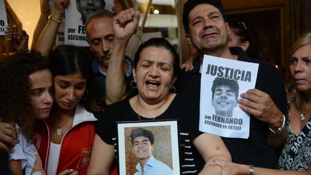"Fernando me da fuerzas para pedir justicia", dijo la madre del joven asesinado en Gesell. Foto: Archivo.