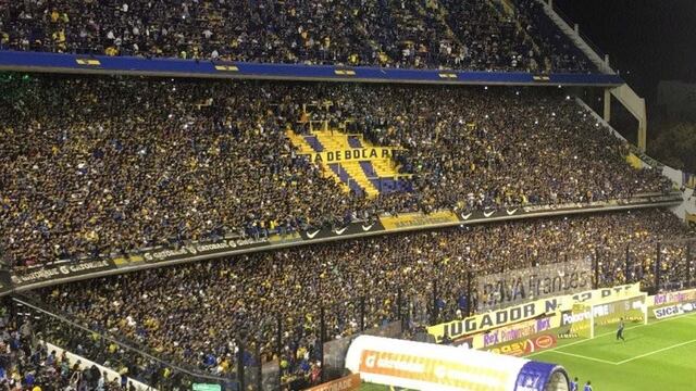 El hueco de La 12 en el partido ante Arsenal