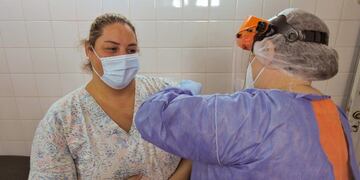 Los primeros vacunados con vacuna Sputnik-V en Gualeguaychú