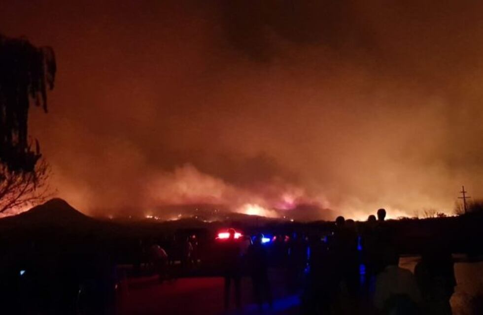 Estaba haciendo un chivito, se fue y el fuego desató uno de los incendios en Salsacate