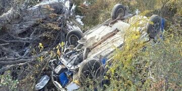 vuelco en rally