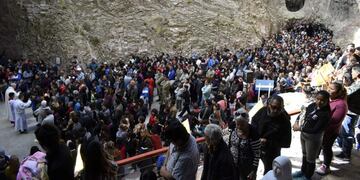 Se realizó la peregrinación a la gruta Lourdes