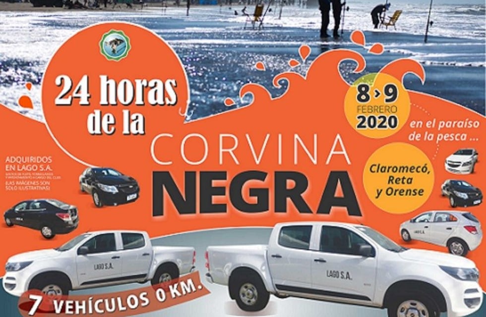 Con 9 millones de pesos en premios se presentó la 59° edición de las "24 Horas de la Corvina Negra"