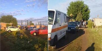 Fiesta clandestina en General Alvear en la finca de un narco preso, el \