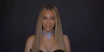 Performer Beyonce accepts the Humanitarian Award during the 20th BET Awards in this image made available on June 29, 2020\u002E BET/Handout via REUTERS ATTENTION EDITORS - THIS IMAGE WAS PROVIDED BY A THIRD PARTY\u002E NO RESALES\u002E NO ARCHIVE\u002E